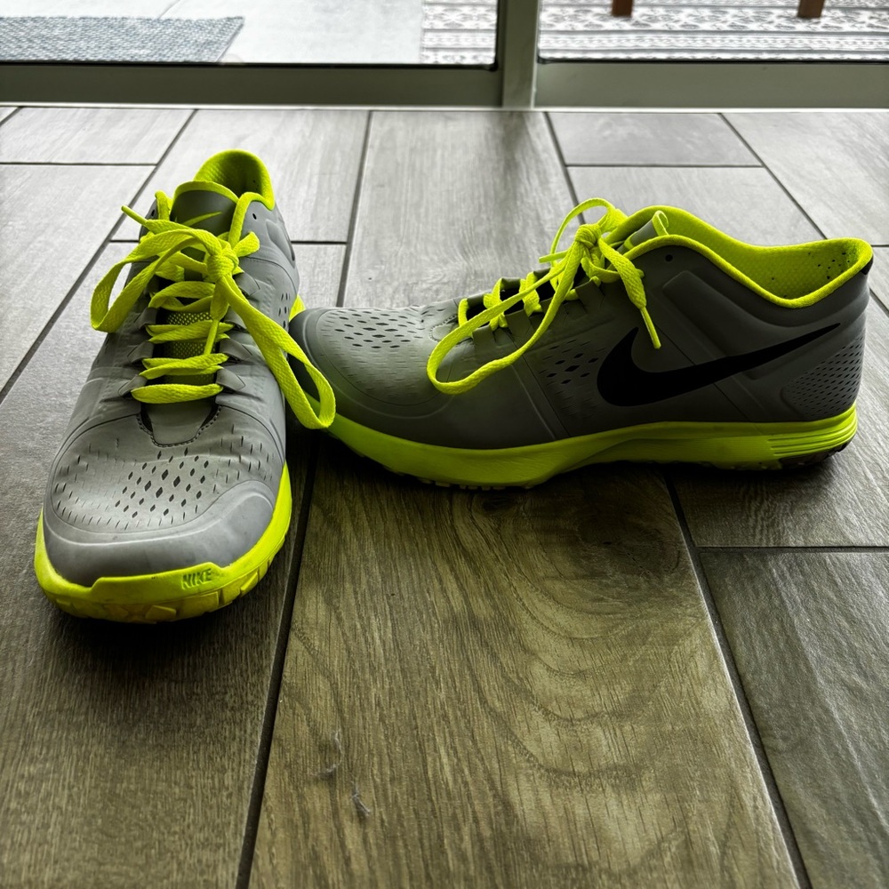 Nike Neon Yellow Athletic Shoes